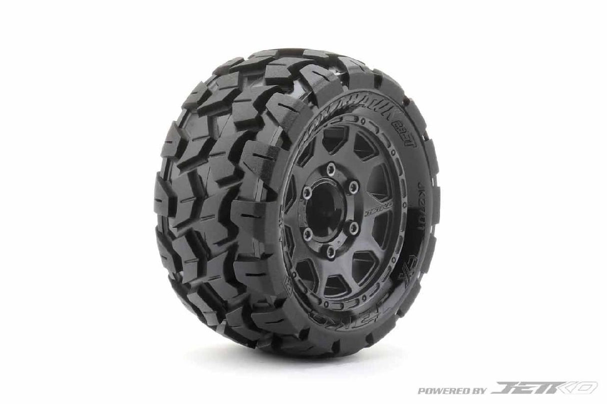 Jetko Ex Tyre St Tomahawk Black Wheel 2.8In Hex 12-14-17Mm (2)