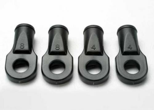 TRAXXAS Rod ends, Revo (large, for rear toe link only) (4)