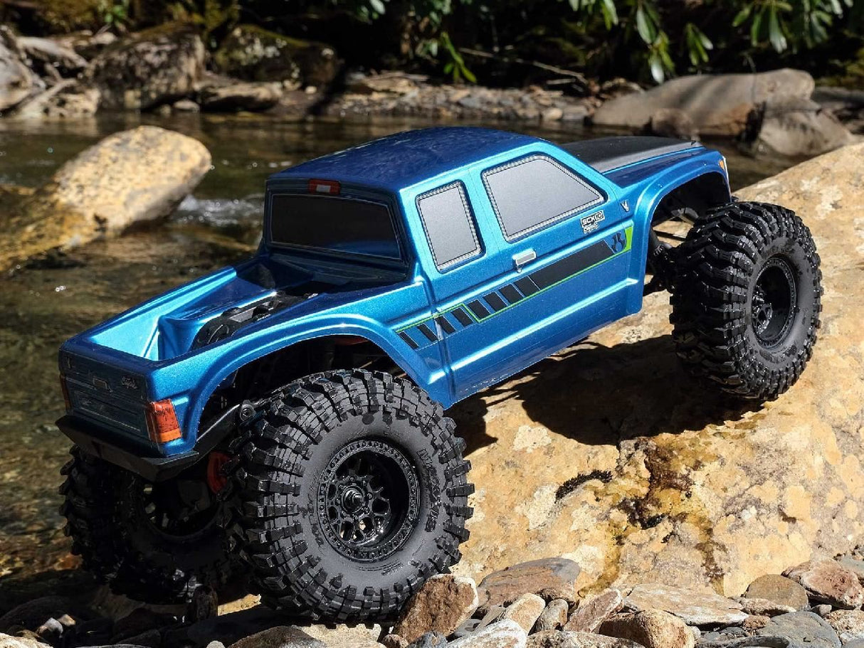 Axial 1/10 Scx10 Iii Coyote 4X4 Rtr Brushed Rock Crawler, Blue