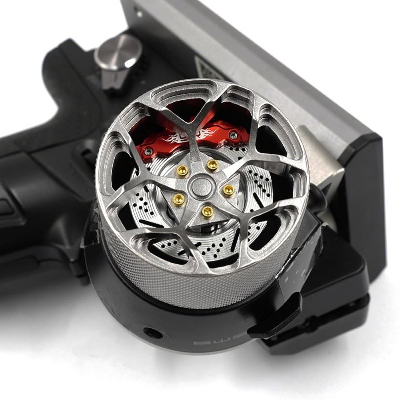 Yeah Racing Aluminum Transmitter Steering Wheel Set For Futaba KO Sanwa Flysky Traxxas