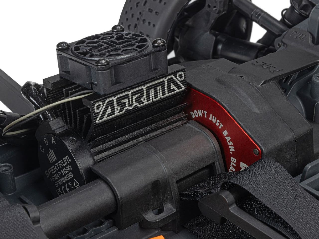 Arrma 1/8 Infraction 223S Dsc 4X4 Rtr Street Bash, Red/Black
