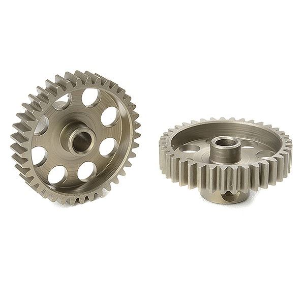 Corally 48 Dp Pinion Short Hardened Steel 37 Teeth Shaft Dia. 3.17mm