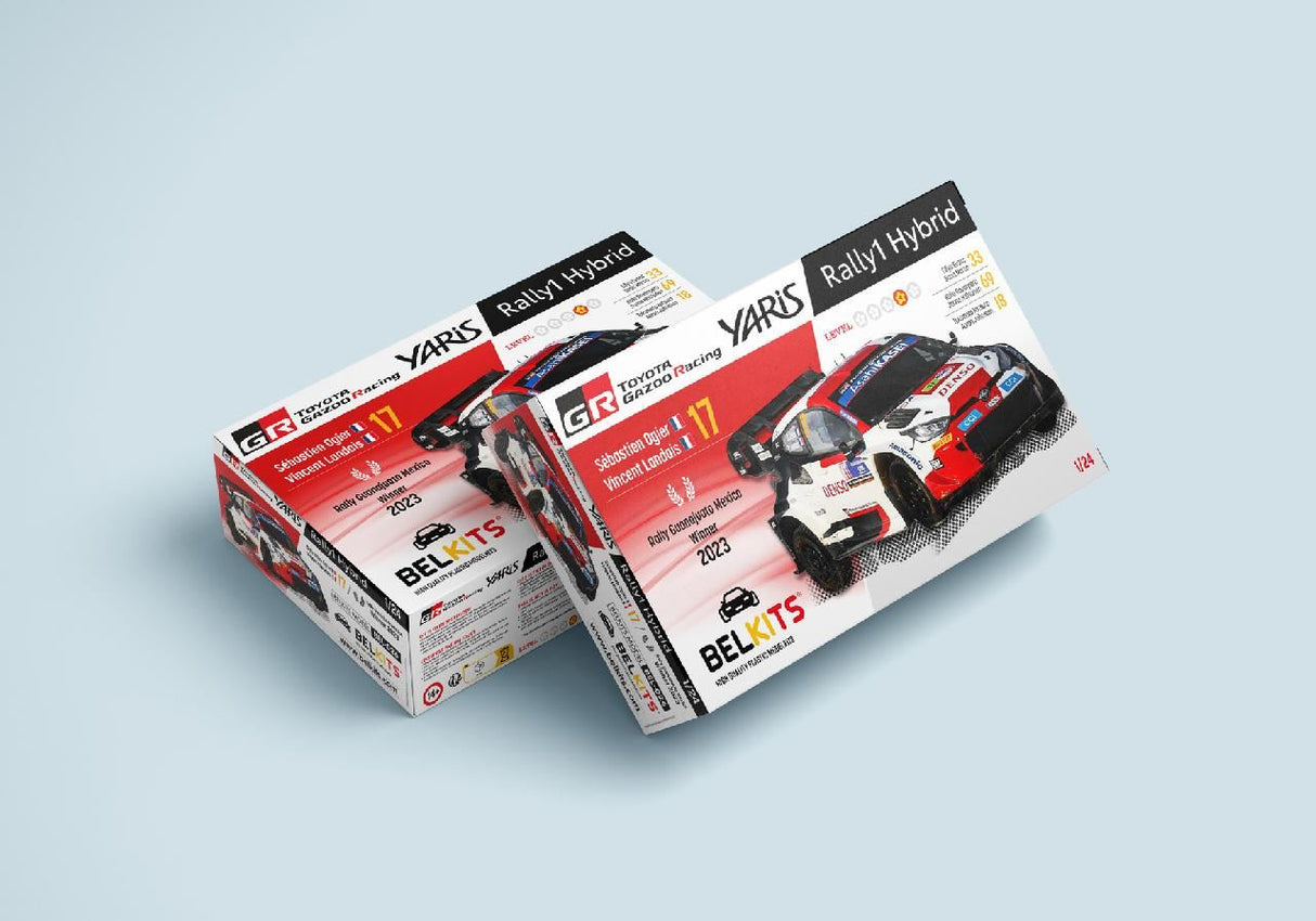 Belkits (P) 1/24 Toyota Gr Yaris Rally Guanajuato Mexico Winner 2023