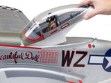 E Flite P-51D Mustang Inbig Beautiful Dollin 1.5M Pnp