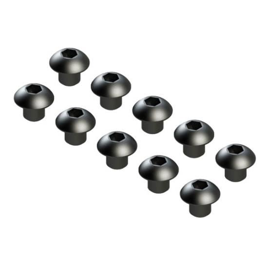 ARRMA Button Head Hex Machine Screw 3x3mm (10)