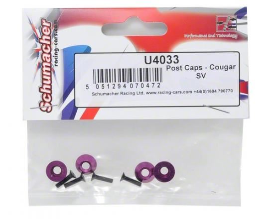 Schumacher Post Caps (4)- Cougar SV