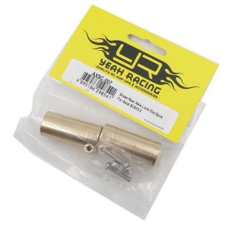 Yeah Racing Brass Rear Axle Lock Out 2pcs For Axial SCX10 II