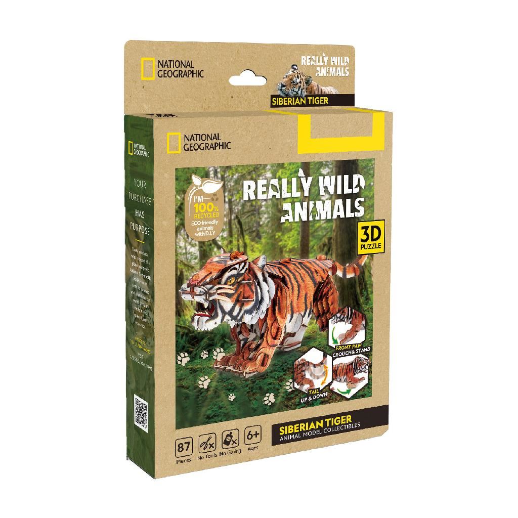 Cubicfun Siberian Tiger (87 Pieces)