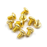 Yeah Racing Stainless Steel Gold Coated Hex Socket Button Head Machine Screw (M2X3Mm) 10Pcs