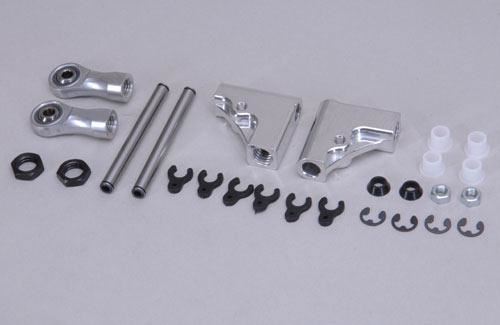 FG Modellsport Rear upper alloy wishbone 4WD, set