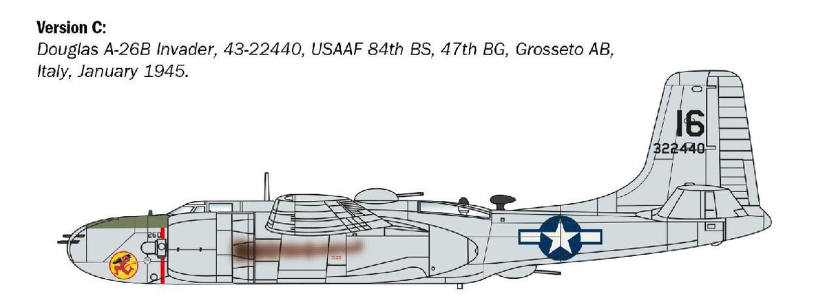 Italeri A-26 A/B Invader
