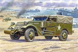 Zvesda M3 Scout Armored Car With Canvas