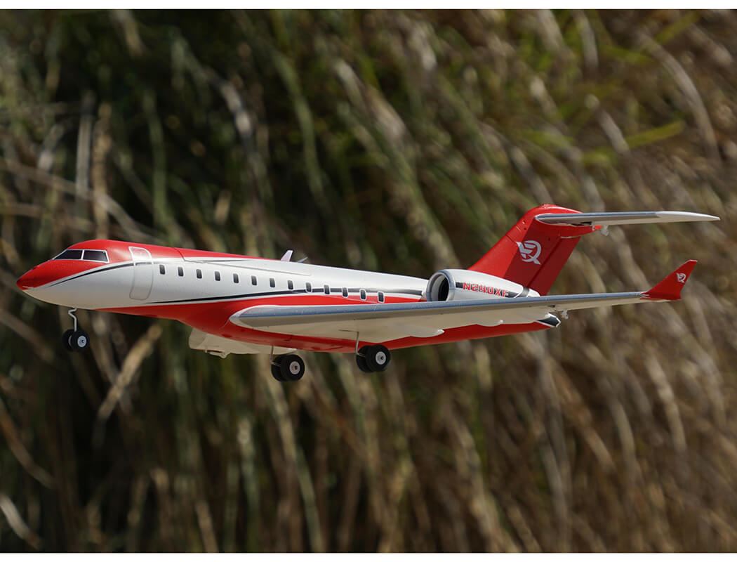 Xfly Twin 40Mm J-65 Edf Business Jet Pnp - Red
