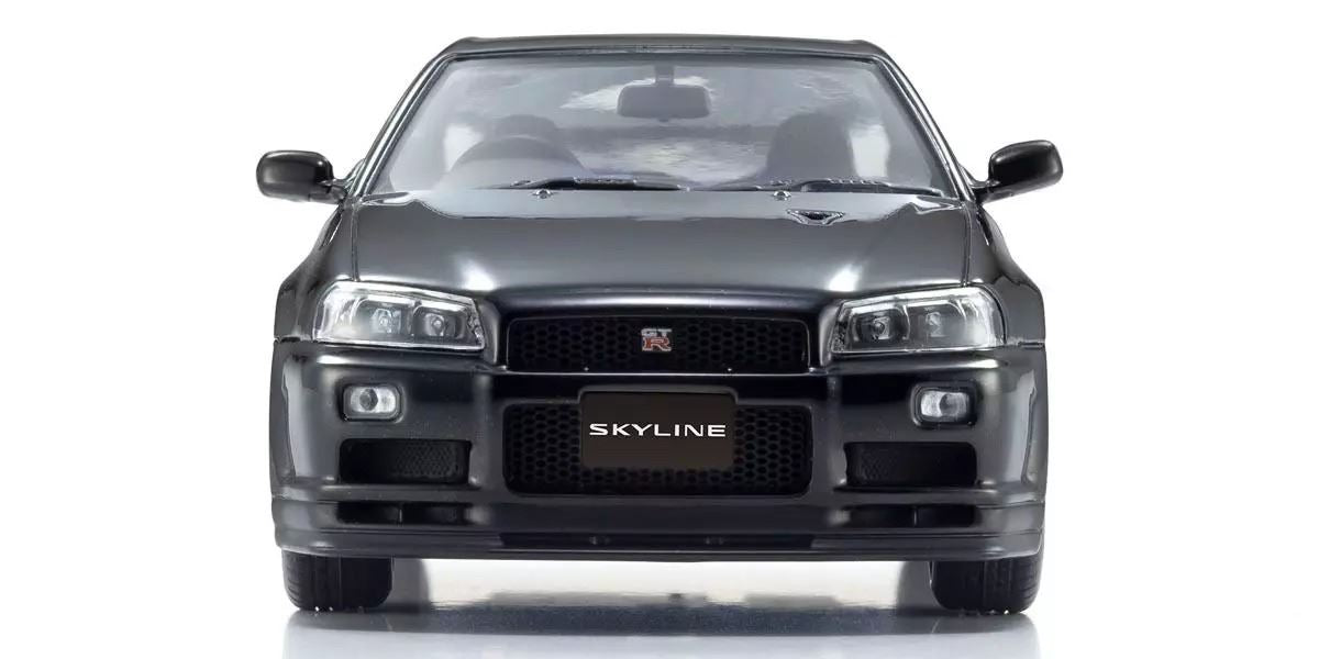Kyosho 1:43 Nissan Skyline R34 Gt-R V-Spec Ii Black Pearl