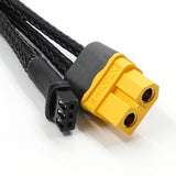 Yeah Racing Xt60 Plug To 2Mm Plug (Angled Type) Charging Cable W/ Balance Plug (32Mm)