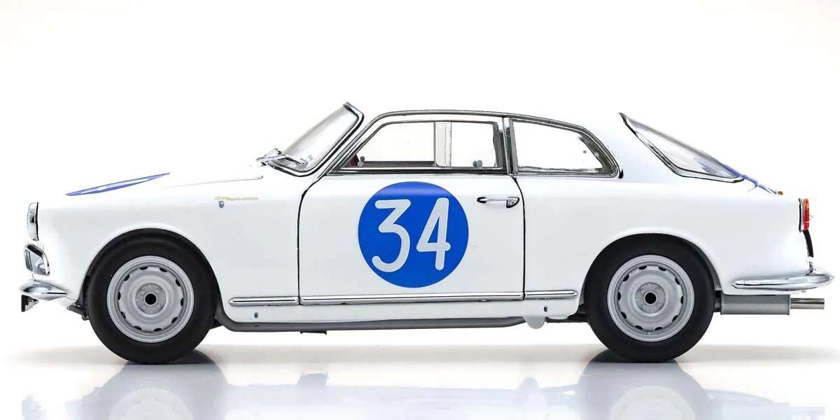 Kyosho 1:18 Alfa Romeo Giuletta Sv Targa Florio 1960 Nr.34