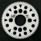 Yeah Racing Competition Delrin Spur Gear 64P 75T For 1/10 On Road Touring Drift