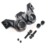 Yeah Racing Aluminum 210mm 225mm Wheelbase Rear Hub 2 pcs Black For Tamiya M07