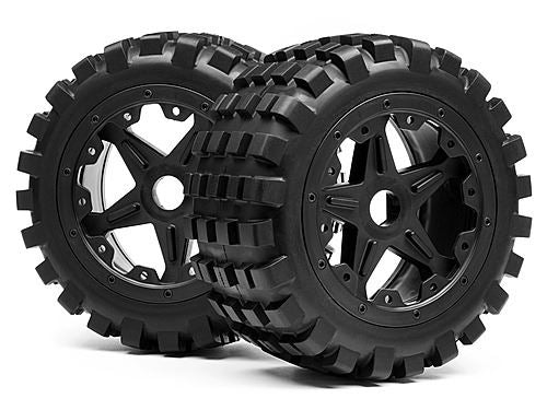 Maverick Blackout Xb Mounted Wheel And Tyre Set (Rear) Pr (MV24173)
