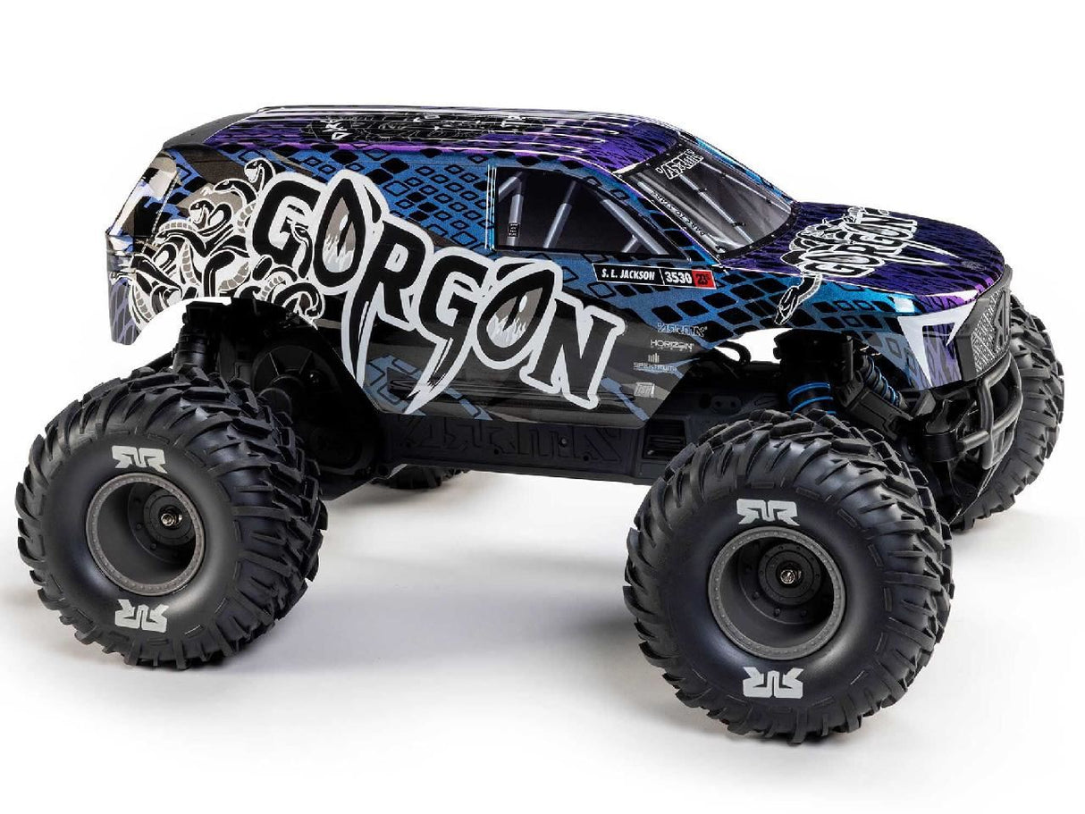 Arrma 1/10 Gorgon 223S 2Wd Rtr Monster Truck, Blue/Black