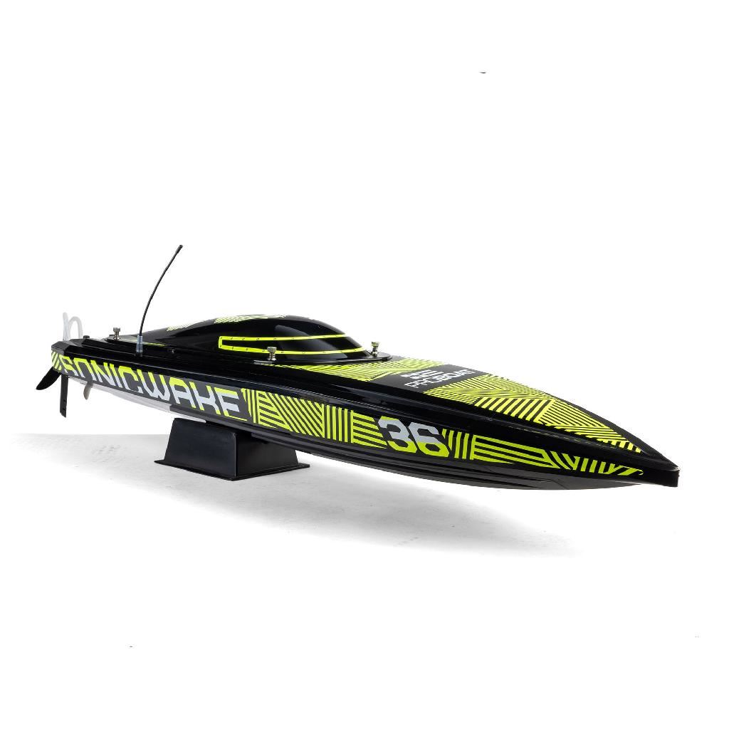 Proboat Sonicwake 36In V3 Self-Righting V-Hull Boat Rtr, Black