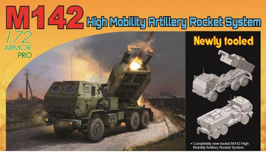 Dragon 1/72 M142 High Mobility Artillery Rocket System