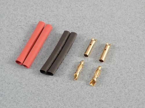 FUSION 4.0mm Gold Connector Set 2prs