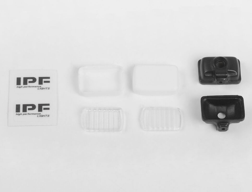 RC4WD THRUST FRONT BUMPER W/IPF LIGHTS FOR 1985 TOYOTA 4RUNNER HARD BODY