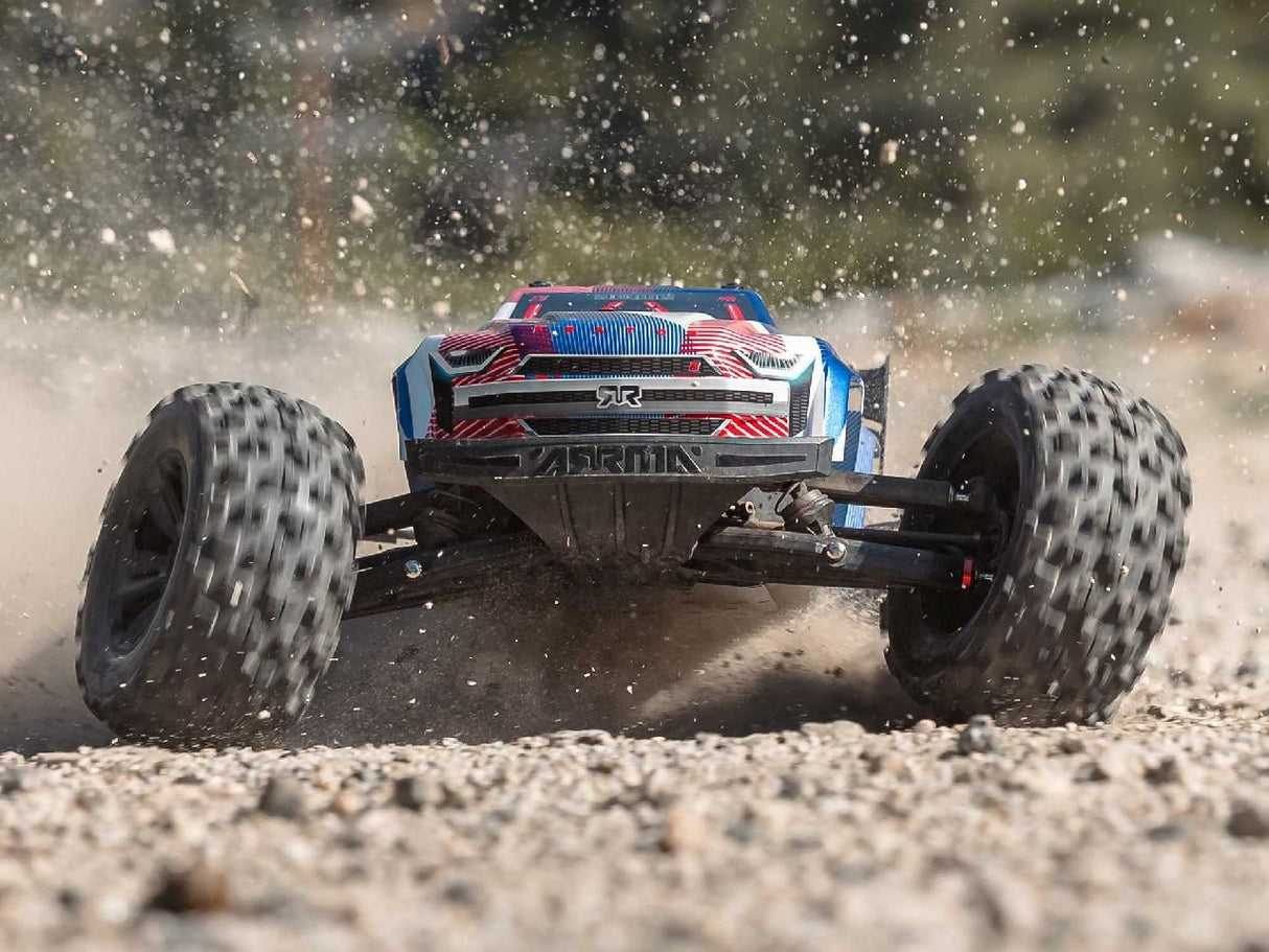 Arrma 1/8 Kraton 6S V6 4X4 Blx Speed Monster Truck Rtr Blue/Red