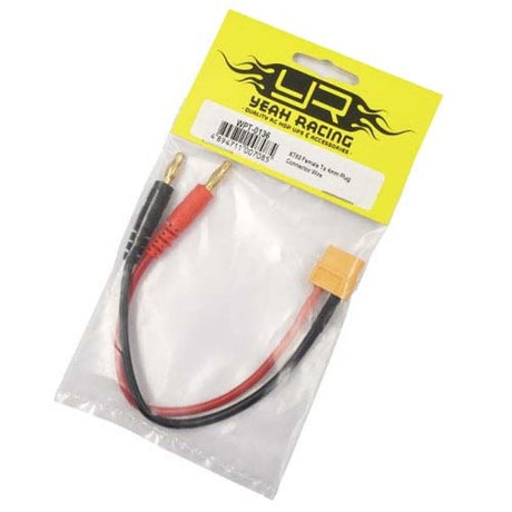 Yeah Racing XT60 Female To 4mm Plug Charge Cable Connector Wire