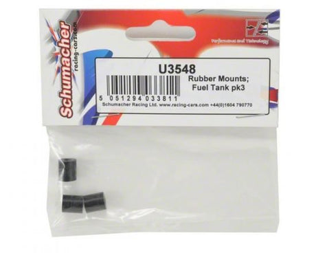 Schumacher Rubber Mounts; fuel tank pk3