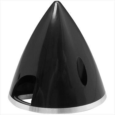 ELECTRIFLY Nylon Spinner with Aluminium Back 2 1/4" (57mm) Black