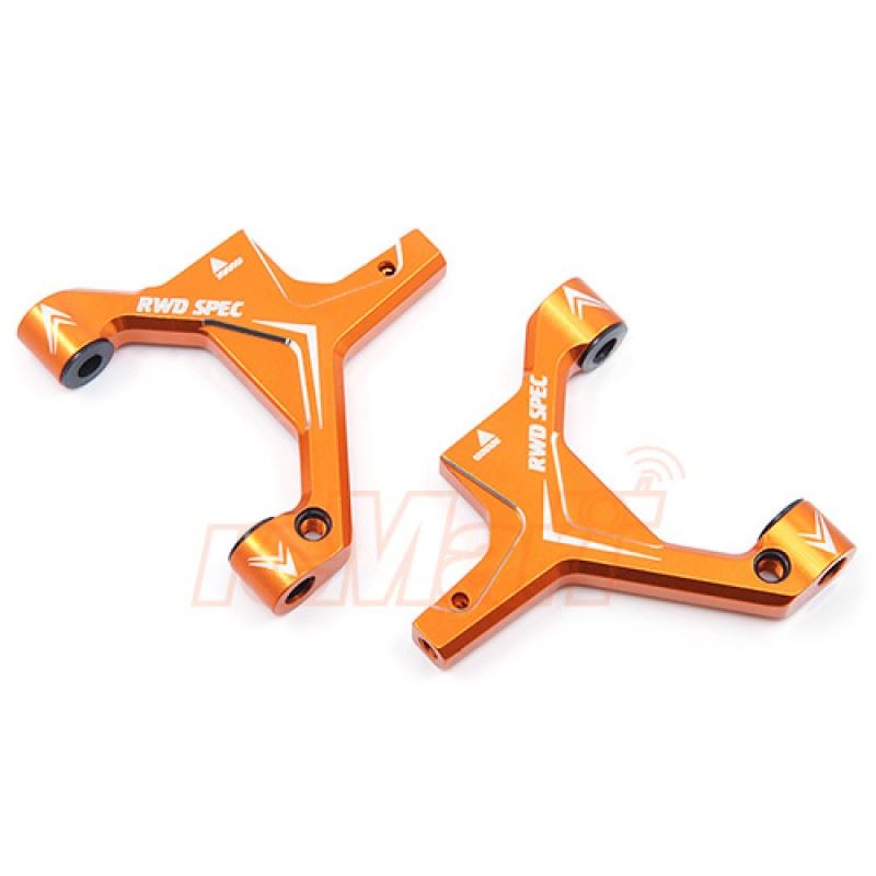Yeah Racing Aluminum Front Y Arm for Sprint2 RWD Drift SPT2-S04 Orange