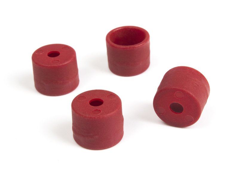 Wheel Washers (Red/4Pcs)