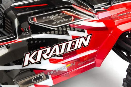 Arrma Kraton 6S BLX Painted Decaled Trimmed Body (Red)