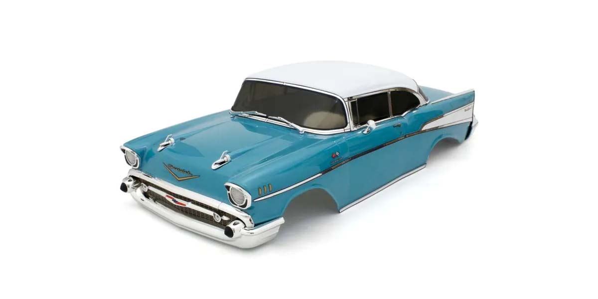 Kyosho Fazer Fz02 1:10 Chevy Bel Air Coupe 1957 Body Set - Turquoise