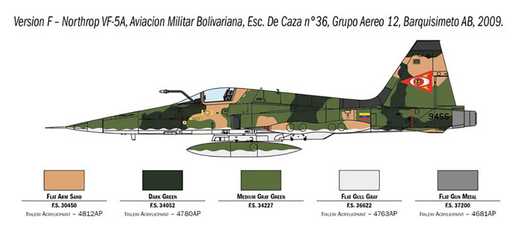 Italeri F-5A Freedom Fighter