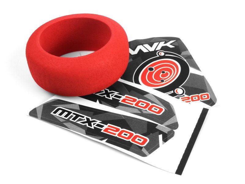Transmitter Wheel Foam & Decals (Red)