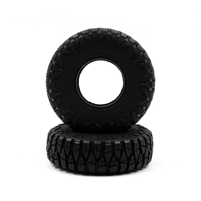 Yeah Racing 1.0 Inch Claws Medium Soft Micro Tire w/Foam 2pcs For Axial SCX24 1/24 RC
