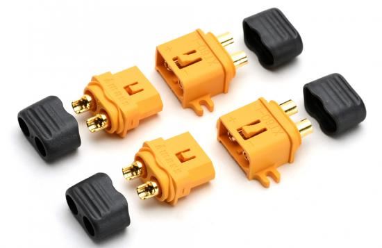 Ripmax XT60 Secure Connector Side Mount (2 Pairs)