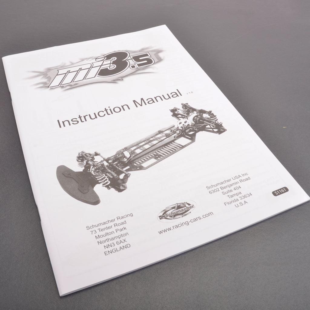 Schumacher Instr Manual - Mi-3.5