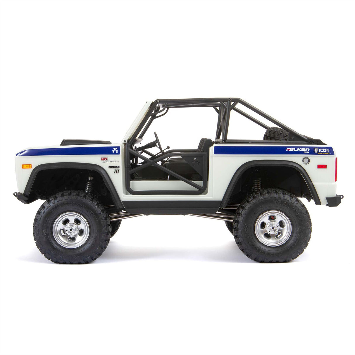 Axial 1/10 SCX10III Early Ford Bronco 4WD RTR, White