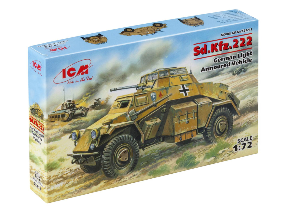 Icm Sd.Kfz.222, German Light Armoured Vehicle