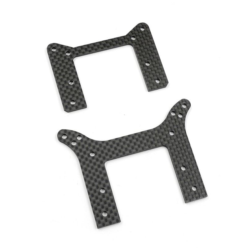 Yeah Racing Graphite Front & Rear Shock Tower For Yokomo 870C Super Dog Fighter Yz10 2023