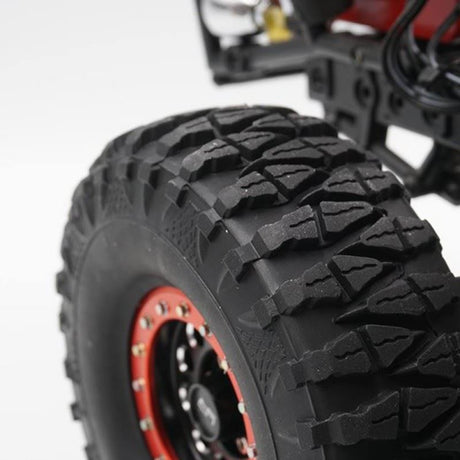 Yeah Racing 1.9 Aluminum CNC F-RG Beadlock Wheels For 1/10 Crawler 4pcs Blue