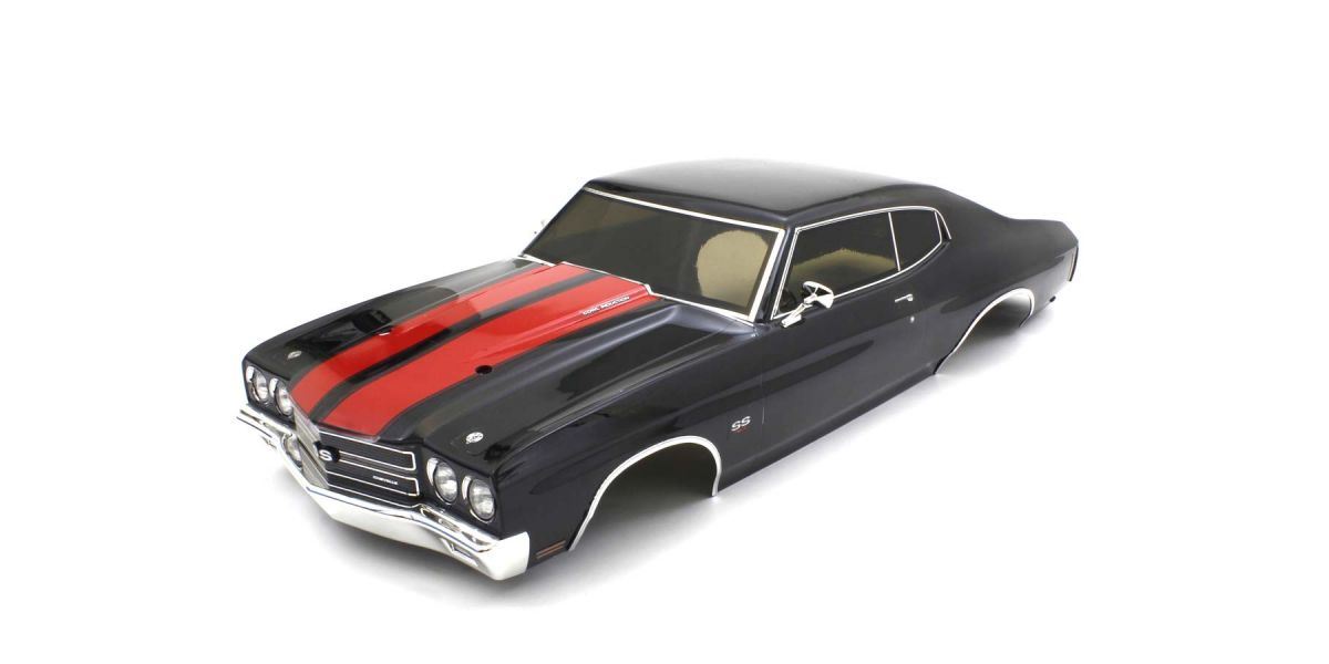 Kyosho Fazer Fz02 1:10 Chevy Chevelle R Ss 454 Ls6 Body Set - Black