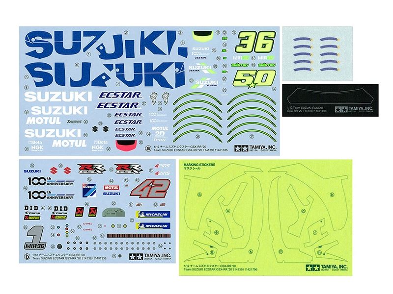 Tamiya Team Suzuki Ecstar 1/12 GSX-RR 20