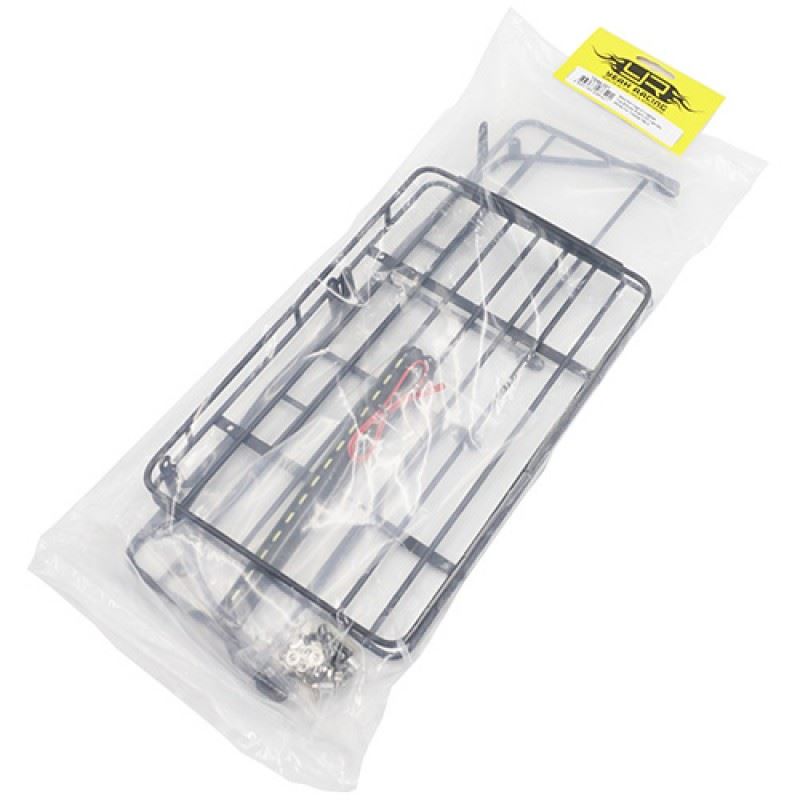 Yeah Racing Metal Roll Cage w/ Luggage Tray & Super Bright LED Light Bar For Traxxas TRX-4