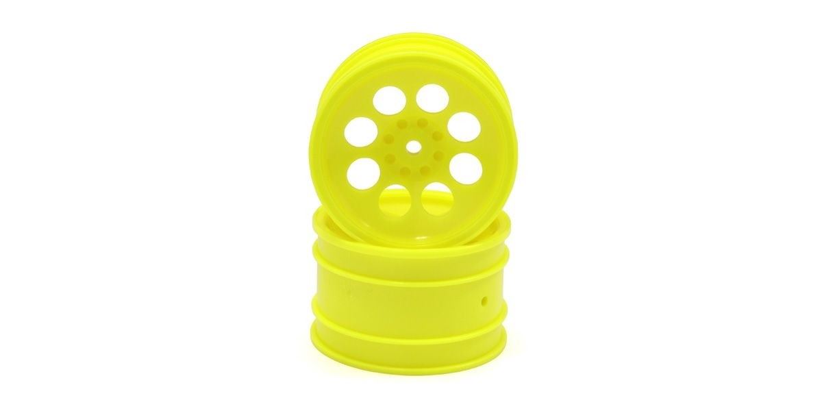 Kyosho Optima Yellow 2.0 Inches 8 Holes Wheel (2)