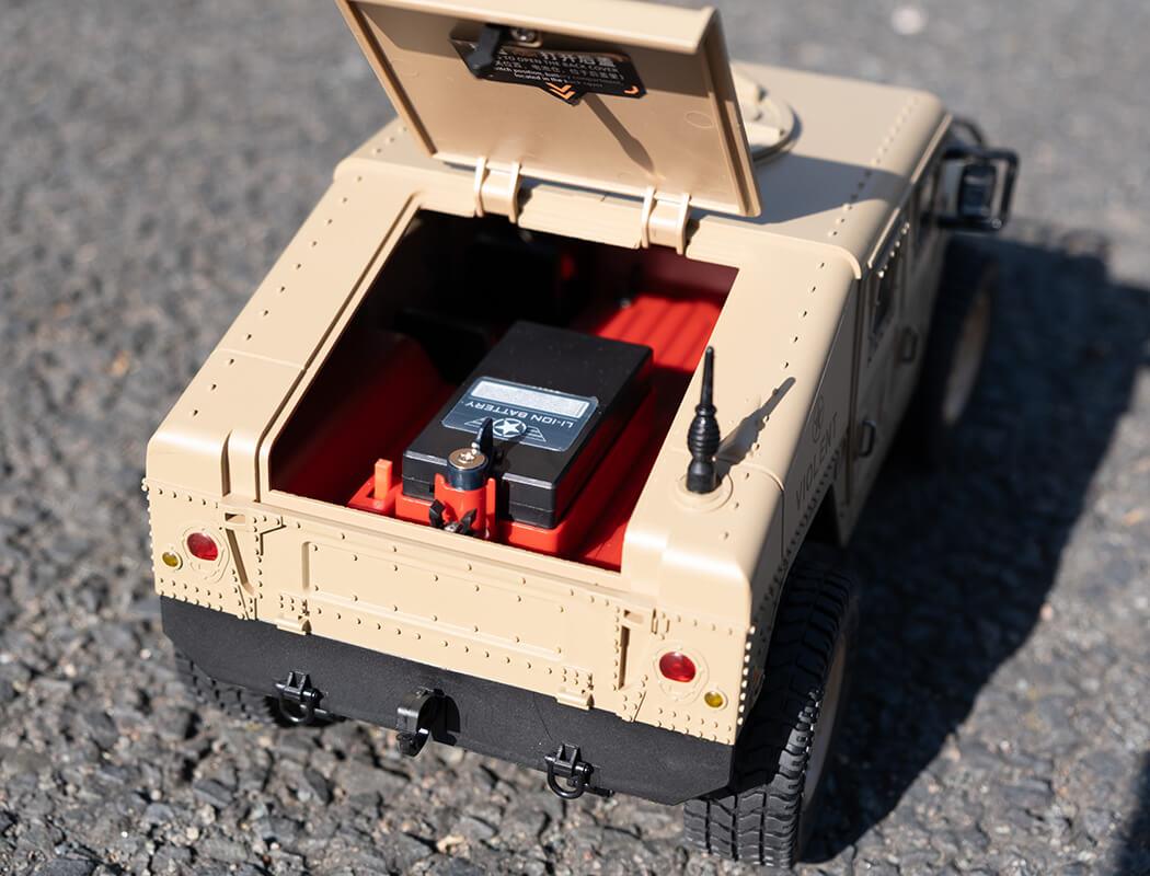 E-Zee Rc 1/16 4Wd Rc Hummer Military Truck - Desert Sand